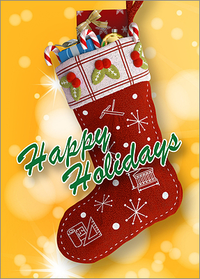 Architecture Stocking (Glossy White) 