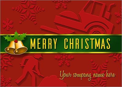 Asphalt Card Red (Glossy White) 