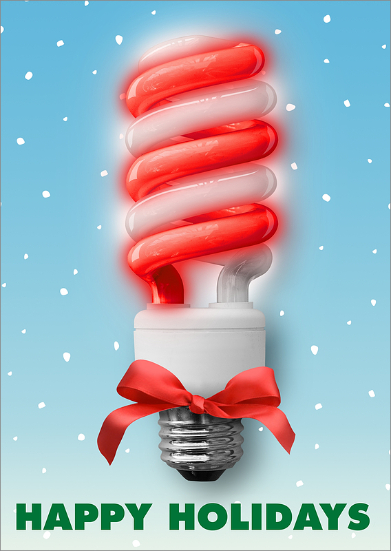 Electrician Themed Christmas Cards For Your Business
