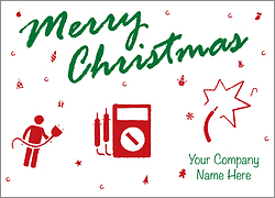 Christmas Electrical Card