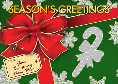 Christmas Gift Wrap (Glossy White)