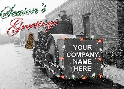 Christmas Steamroller (Glossy White) 