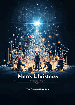 Electrical Christmas Card Shine