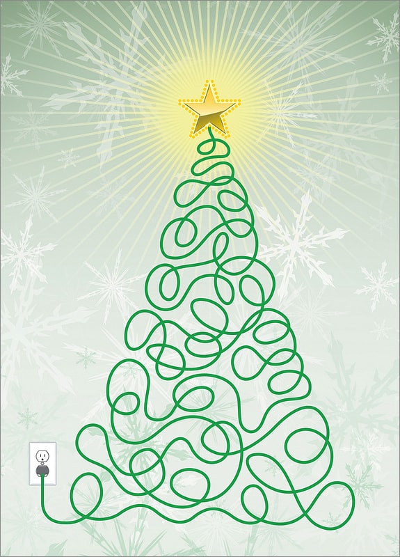 Electrical Contractor Holiday Cards For Your Business