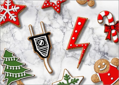 Electrical Cookies (Glossy White)