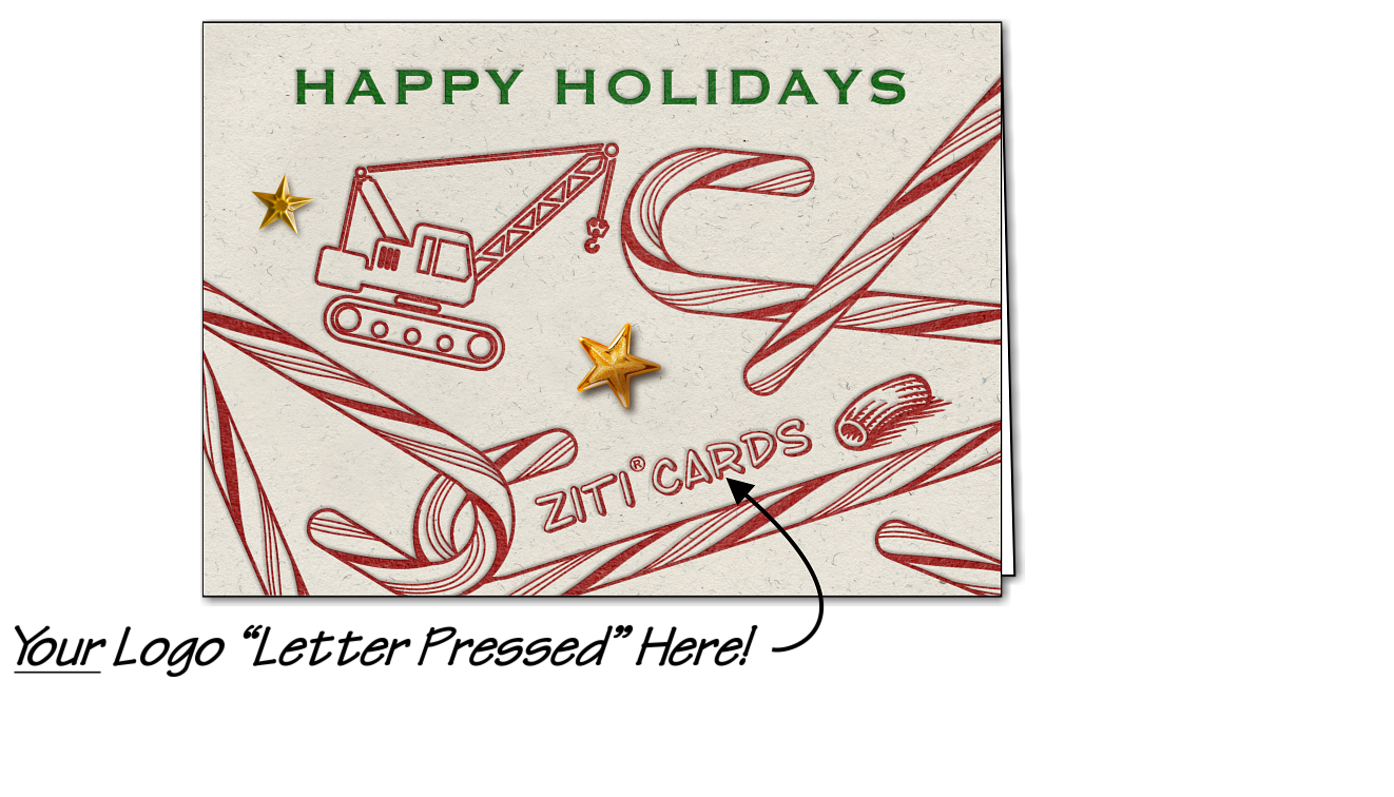 Engineering Logo Candy Canes (Glossy White)