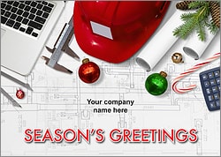 Engineering Tools Christmas Card