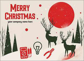 Festive Electrical Card