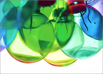 Glass Ornaments (Glossy White)
