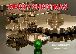 Golden Gears Christmas Card