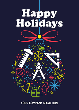 Holiday Drafting Card