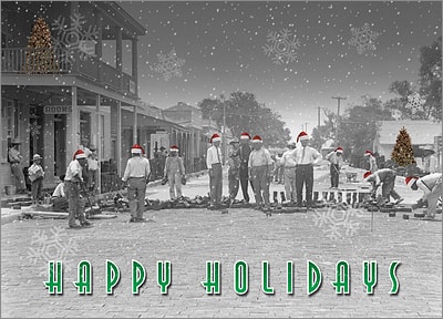 Holiday Pavers (Glossy White) 