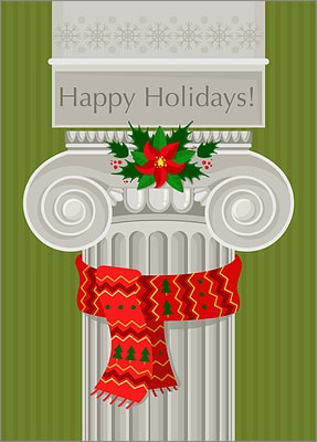 Ionic Christmas Card (Glossy White)