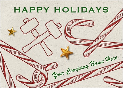 Ironworker Candy Canes (Glossy White) 