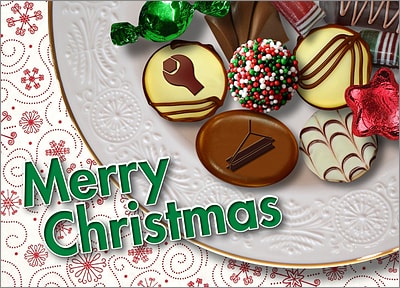 Ironworker Christmas Candy Card (Glossy White) 