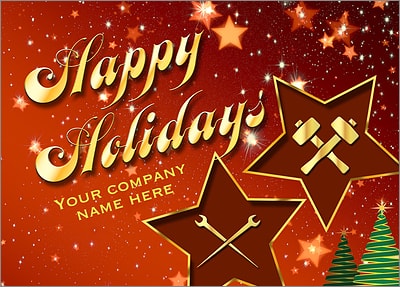 Ironworker Christmas Sky (Glossy White) 