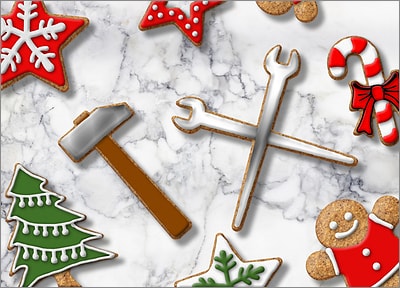 Ironworker Cookies (Glossy White)