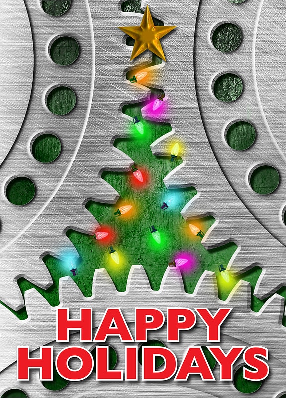 Mechanical Engineer Christmas Cards For Your Business