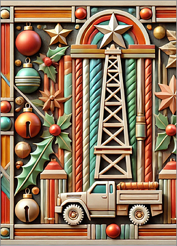 Oil Christmas Card Extreme