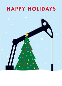 Petroleum Engineer Christmas Card