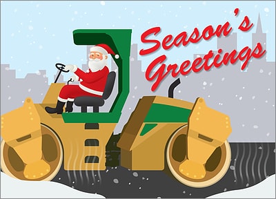 Steamroller Sleigh (Glossy White) 