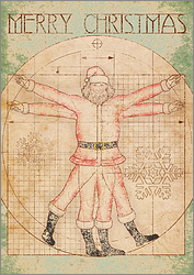 Vitruvian Santa