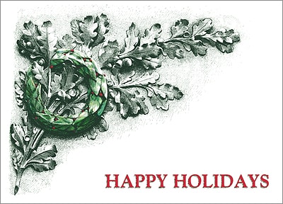 Wreath Sculpture (Glossy White) 