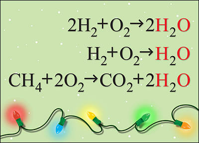 Chemical Engineer Christmas Equation (Glossy White)
