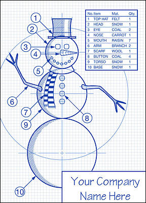Engineering Snowman (Glossy White)